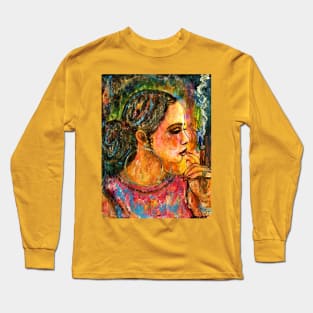 Midnight lounging 2 Long Sleeve T-Shirt